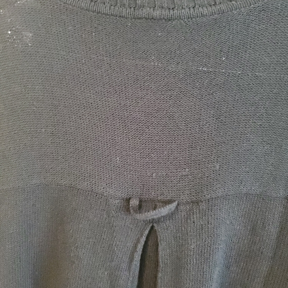 J Jill linen cotton blend knit black turtleneck size small long sleeve - Picture 8 of 9